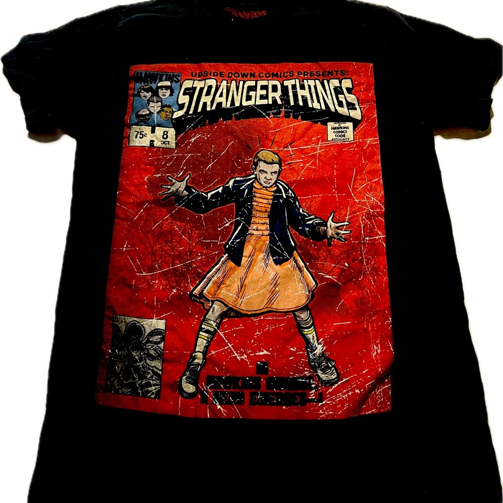 Stranger Things Eleven Comic Cover T-Shirt